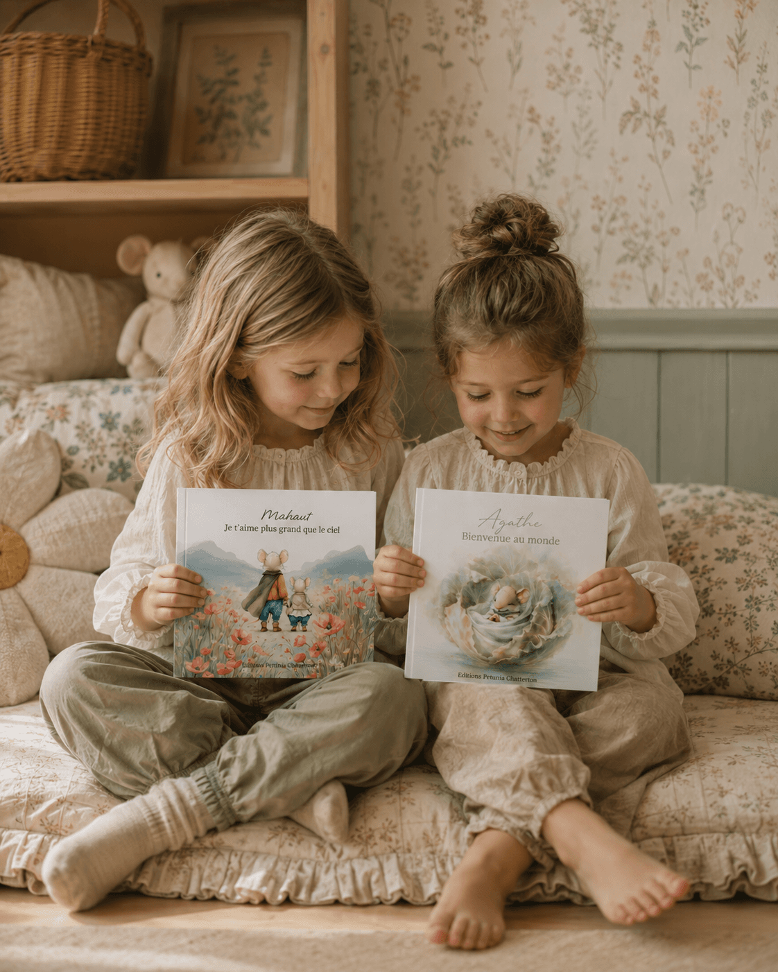 Personalized book cover illustration